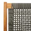 vidaXL Mobilier de jardin 2 pcs Gris 67 x 78 x 73cm