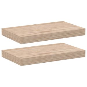 vidaXL &Eacute;tag&egrave;res flottantes 2 pcs 40x23,5x4 cm bois d'ing&eacute;nierie