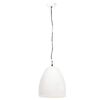 vidaXL Lampe suspendue industrielle 25 W Blanc Rond 42 cm E27