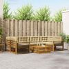 vidaXL Ensemble de canap&eacute;s d'ext&eacute;rieur 8 pcs Naturel et Beige