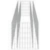 vidaXL Lit sur&eacute;lev&eacute; &agrave; gabion Acier galvanis&eacute; 360x50x50 cm