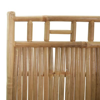 vidaXL Cloison de séparation 4 panneaux Bambou 160x180 cm