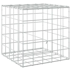 vidaXL Gabion avec fil de 3,5 mm et maille de 10x10 cm 50x50x50 cm