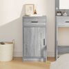 vidaXL Buffet Sonoma gris 40 x 40.5 x 75 cm Bois d'ingénierie