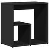 vidaXL Tables d'appoint 2 pcs noir 50x30x50 cm bois d&rsquo;ing&eacute;nierie