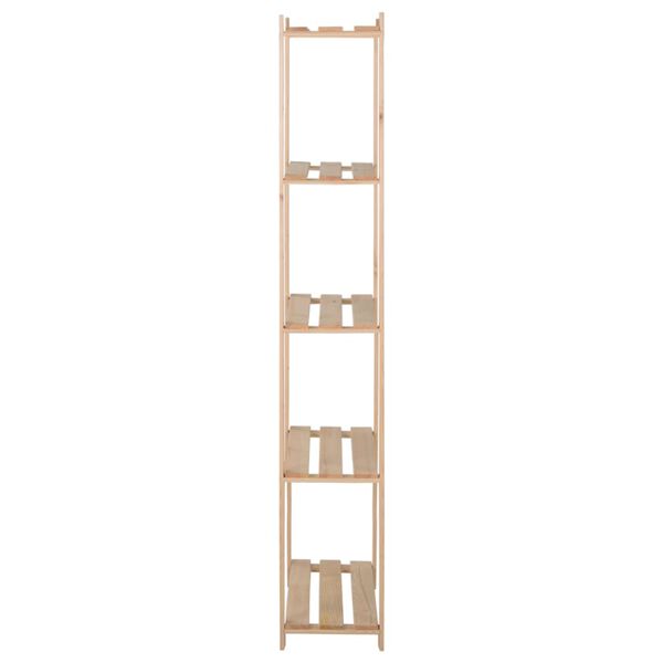 vidaXL Étagère de stockage 5 niveaux 80x28,5x170 cm Bois de pin massif