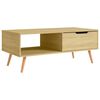 vidaXL Table basse Ch&ecirc;ne Sonoma 100x49,5x43 cm Bois d'ing&eacute;nierie