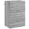 vidaXL Meuble sous lavabo de salle de bain Sonoma gris