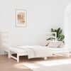 vidaXL Lit coulissant sans matelas blanc 2x(90x190) cm