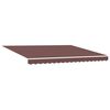 vidaXL Auvent r&eacute;tractable automatique marron 400x300 cm