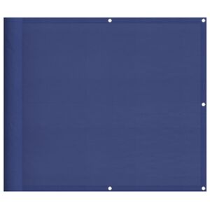 vidaXL &Eacute;cran de balcon bleu 90x1000 cm 100% polyester oxford