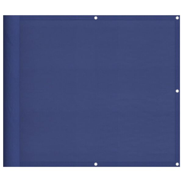 vidaXL &Eacute;cran de balcon bleu 90x1000 cm 100% polyester oxford