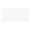 vidaXL Voile d'ombrage 160 g/m&sup2; Blanc 2,5x5 m PEHD