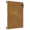vidaXL Portail de jardin 85x125 cm acier corten