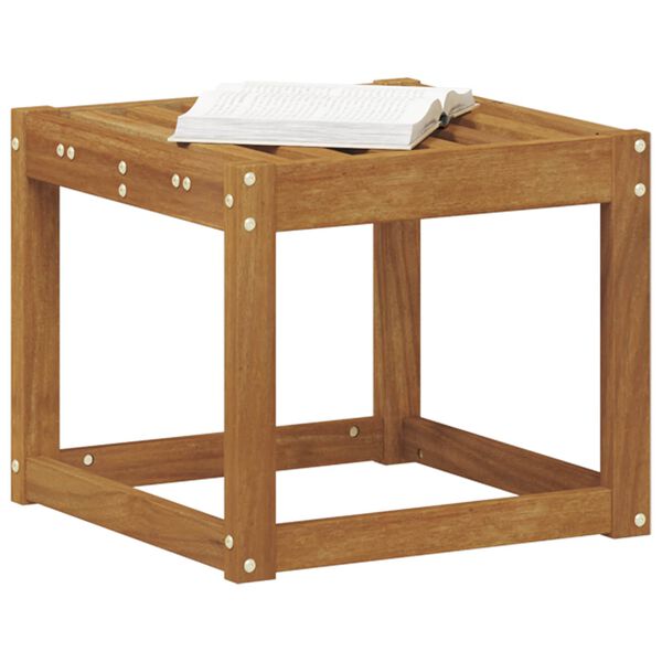 vidaXL Banc de Tabouret Naturel 43 x 43 x 37 cm Bois d'Acacia Massif