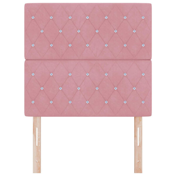 vidaXL T&ecirc;te de lit Rose 90 cm Velours