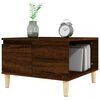 vidaXL Table basse ch&ecirc;ne marron 55x55x36,5 cm bois d'ing&eacute;nierie