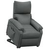 vidaXL Fauteuil Gris foncé Tissu