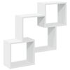 vidaXL Armoire murale 78x18x71 cm blanc bois d'ing&eacute;nierie