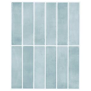 vidaXL Carrelage rectangulaire 10 pcs Vert gris 29 x 23 x 0,08 cm