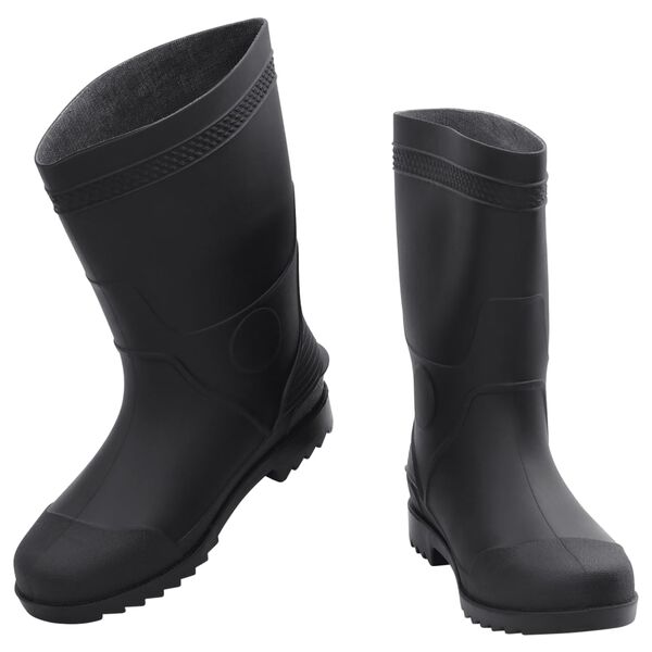 vidaXL Bottes de pluie noir taille 41 PVC