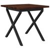 vidaXL Table &agrave; manger carr&eacute;e 80 x 80 x 75 cm Bois d'Acacia Massif