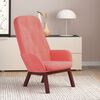 vidaXL Chaise de relaxation Rose Velours