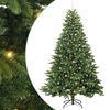 vidaXL Sapin de No&euml;l artificiel avec 300 LED Vert 240 cm PE et PVC