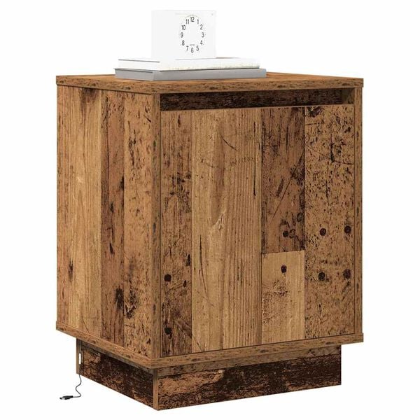 vidaXL Cabinet de chevet Bois ancien 39 x 34,5 x 50 cm