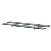 vidaXL &Eacute;tag&egrave;res murales 2 pcs Verre 90 x 20 cm 8 mm