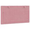 vidaXL Coussin de t&ecirc;te de lit Hanko rose 80 cm velours