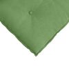 vidaXL Coussin de Dos Vert clair 100 x 50 cm Tissu en velours c&ocirc;tel&eacute;