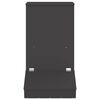 vidaXL Distributeur de porcs Noir 82 x 51 x 91,5 cm