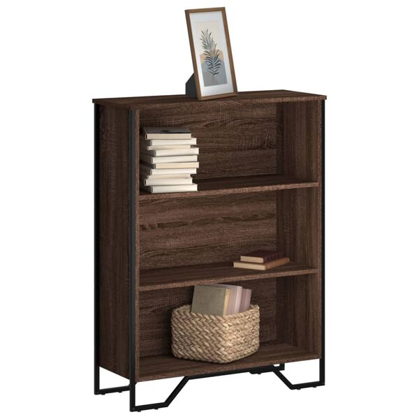 vidaXL Biblioth&egrave;que ch&ecirc;ne marron 80x31x106 cm bois d'ing&eacute;nierie