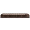 vidaXL Cadre de lit sans matelas ch&ecirc;ne marron 75x190 cm