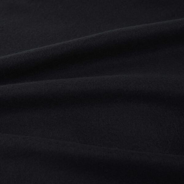 vidaXL Ensemble de literie 4 pcs Molleton Noir 200x200/80x80 cm