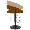 vidaXL Tabourets de bar lot de 2 marron velours