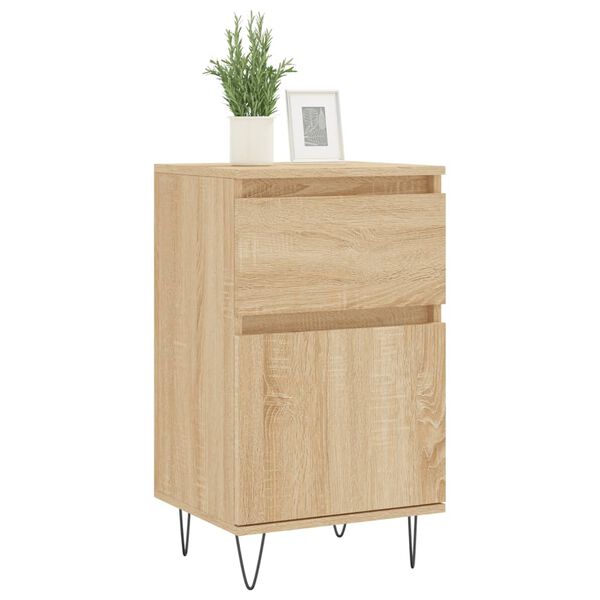 vidaXL Buffet ch&ecirc;ne sonoma 40x35x70 cm bois d'ing&eacute;nierie