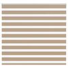 vidaXL Store z&egrave;bre marron sable largeur du tissu 160,9 cm polyester