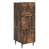 vidaXL Armoire &agrave; tiroirs Ch&ecirc;ne fum&eacute; 33 x 34,5 x 92 cm
