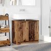 vidaXL Cabinet de salle de bain Bois Ancien 64,5 x 33,5 x 59 cm