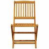 vidaXL Ensemble de bistro pliable 3 pcs bois d'acacia solide
