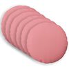 vidaXL Housse de coussin 6 pc HEERLEN Rose Diam. 30 cm Tissu