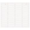 vidaXL T&ecirc;te de lit murale Blanc 146x3x91,5 cm Bois massif de pin