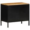 vidaXL Cabinet de chevet Marron et Noir 50 x 30 x 45 cm