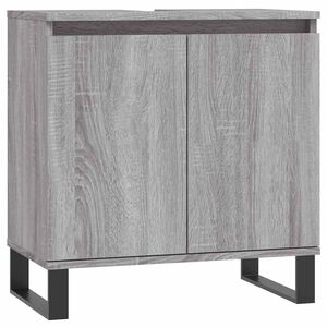 vidaXL Armoire de bain sonoma gris 58x33x60 cm bois d'ing&eacute;nierie