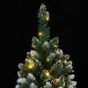vidaXL Sapin de Noël artificiel 300 LED 210 cm