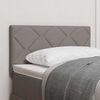 vidaXL T&ecirc;te de lit Taupe 80 cm tissu