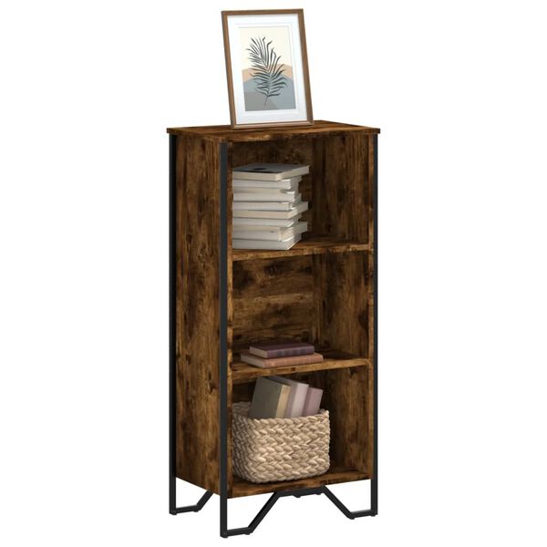 vidaXL Biblioth&egrave;que ch&ecirc;ne fum&eacute; 50x31x106 cm bois d'ing&eacute;nierie
