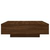 vidaXL Table basse ch&ecirc;ne marron 100x100x31 cm bois d'ing&eacute;nierie